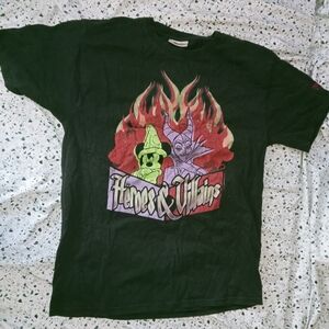 Disney Heroes & Villains Graphic Tee - Black and Red